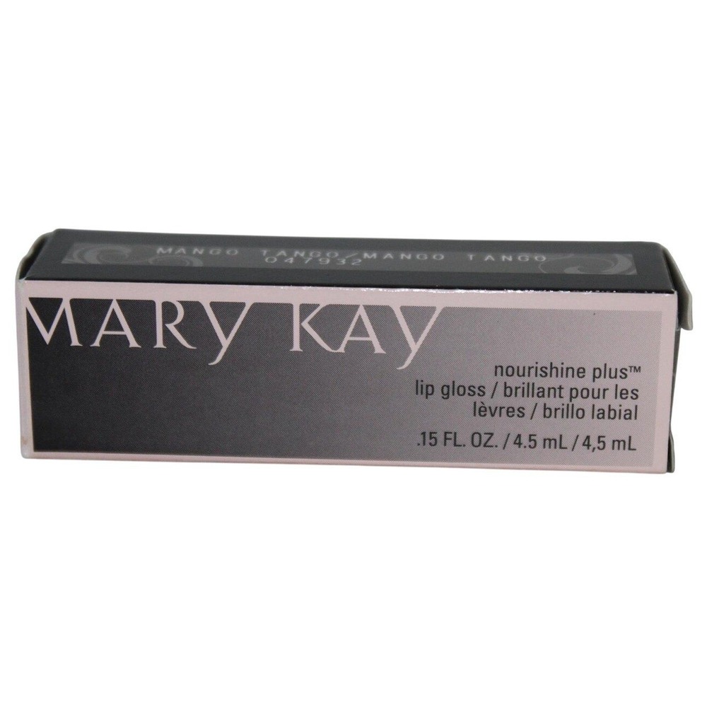 Mary Kay NouriShine Plus Lip Gloss Mango Tango 0.15 fl oz 4.5 mL 047932 NIB